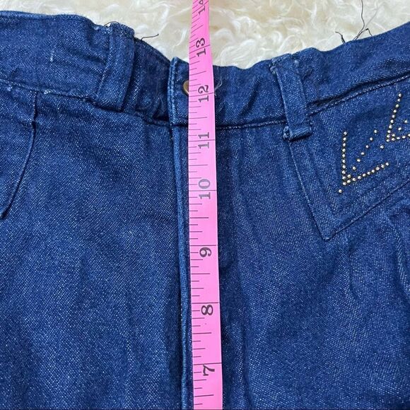 Vintage 80’s C.C & Co Super High Waist Embellished Jeans 9/10 - Picture 8 of 10